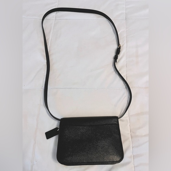 Coach Mini Brynn Crossbody Black Leather Purse Bag - Picture 3 of 14